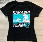 Naruto Kakashi t-shirt XS, Nieuw, Maat 34 (XS) of kleiner, Ophalen of Verzenden, Zwart