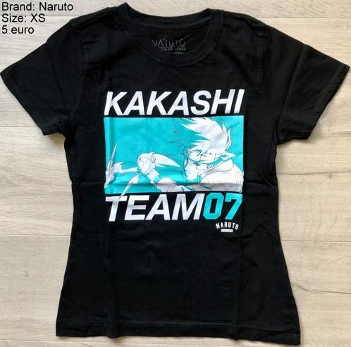Naruto Kakashi t-shirt XS, Kleding | Dames, T-shirts, Nieuw, Maat 34 (XS) of kleiner, Zwart, Korte mouw, Ophalen of Verzenden