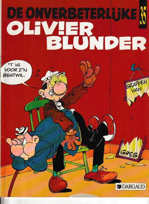 Strip : "Olivier Blunder nr. 35 - de onverbeterlijke"., Boeken, Stripverhalen, Ophalen of Verzenden