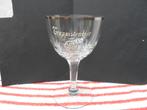 oud TRAPPIST glas WESTMALLE geslepen steel, Verzamelen, Ophalen of Verzenden, Bierglas