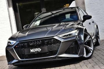 Audi RS6 AVANT 4.0TFSI QUATTRO TIPTR. *LICHTE VRACHT*, Autos, Cuir, Argent ou Gris, 3996 cm³, Euro 6
