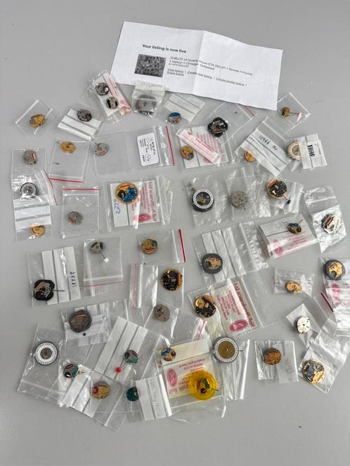 50 lot quartz uurwerk ETA 255.411 Ronda miyota hattori Omega, Antiek en Kunst, Antiek | Klokken, Ophalen of Verzenden