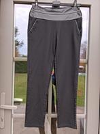 Zwarte broek met kunstleer in de taille en zakken, Kleding | Dames, Broeken en Pantalons, Ophalen of Verzenden, Gedragen, Zwart