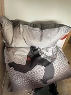 Zitzak (zo goed als nieuw), Enlèvement, Comme neuf, Gris, Pouf