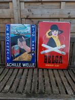 Belga en Achille Welle emaille borden, Ophalen