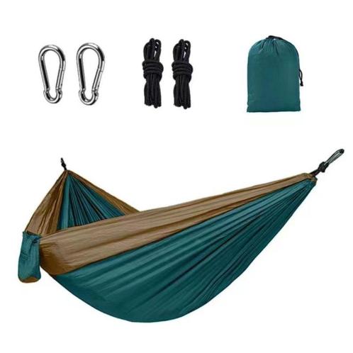 Reishangmat parachutestof 1-persoons hangmat kamperen reizen, Tuin en Terras, Hangmatten, Nieuw, Eenpersoons, Inklapbaar, Opvouwbaar