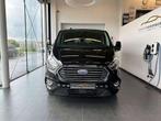 Ford Tourneo Custom TITANIUM 185 PK AUTOMAAT 8 ZIT, Auto's, 4 cilinders, Zwart, Leder, Bedrijf