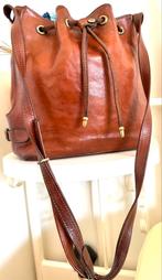 Texier schoudertas, vintage, 30x25, Gebruikt, Leer