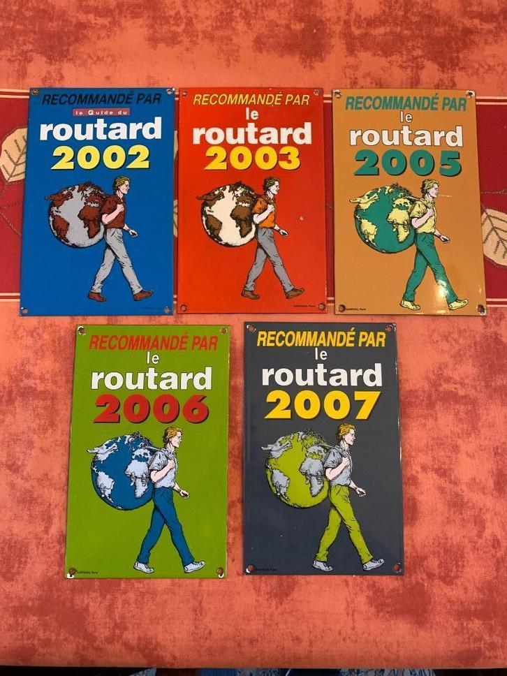 Plaque émaillée ROUTARD HORECA anniversaire cadeau, Collections, Marques & Objets publicitaires, Utilisé, Panneau publicitaire