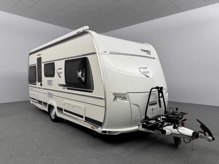 Fendt Bianco Selection 465 TG Mover Voortent Cassetteluifel, Caravans en Kamperen, Caravans, tot en met 4, Overige, Fendt, 2 aparte bedden