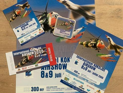 Promomateriaal Airshow Basis Koksijde 2000 Sea King, Verzamelen, Militaria | Algemeen, Luchtmacht, Foto of Poster, Verzenden