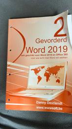 Word 2019 gevorderd 2 danny devriendt, Ophalen of Verzenden, Zo goed als nieuw