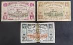Verviers: 10+25+50 centimes 1914 (noodgeld), Ophalen of Verzenden, Setje