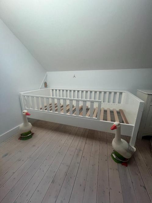 Bopita Nordic Bed 90x200cm, Kinderen en Baby's, Kinderkamer | Bedden, Gebruikt, 180 cm of meer, 85 tot 100 cm, Lattenbodem, Matras