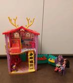 Enchantimals hertenhuis met attributen + Ofelia struisvogel, Ophalen, Gebruikt