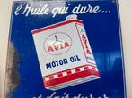 Ancienne enseigne publicitaire AVIA Motor Oil, Collections, Marques & Objets publicitaires, Utilisé, Enlèvement ou Envoi, Panneau publicitaire