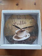 Uurwerk (wand) Koffie NIEUW! 5€, Ophalen, Nieuw, Wandklok