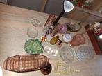 Mooi Lot glazen voorwerpen, Antiek en Kunst, Curiosa en Brocante, Ophalen