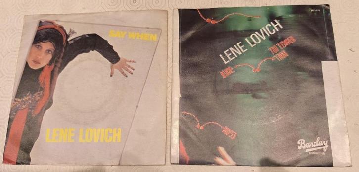 Lene Lovich - 2 singles voor 2 €, Cd's en Dvd's, Vinyl | Overige Vinyl, Gebruikt, Overige formaten, Ophalen of Verzenden