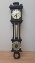 Weerstation : klok, thermometer, barometer en hygrometer, Antiek en Kunst, Ophalen