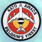 Belgian Nato patch ( B20 ), Verzamelen, Embleem of Badge, Luchtmacht, Ophalen of Verzenden