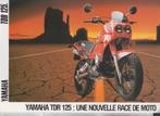 Moto Yamaha TDR 125 brochure publicitaire, Verzenden, Gelezen