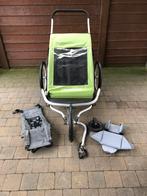 Croozer kid for 2 fietskar met verkleiner en hangmatje, Fietsen en Brommers, Ophalen, Opvouwbaar, Croozer, Zo goed als nieuw