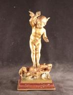 Antiek verguld bronzen sculptuur, Antiek en Kunst, Ophalen of Verzenden