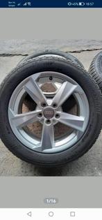 Jantes Audi Q2 d'origine 17 pouces avec pneus été, Comme neuf, Enlèvement