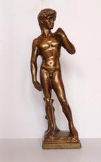 Brons beeld van David van Michelangelo, jaren 50, Antiek en Kunst, Ophalen of Verzenden, Brons