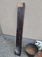 Vol eiken schouwbalk, Doe-het-zelf en Bouw, Hout en Planken, Gebruikt, Eiken, 50 mm of meer, Balk