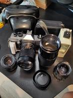 Praktica MTL5B + Lenses + Extras, Spiegelreflex, Ophalen of Verzenden, Zo goed als nieuw, Overige Merken