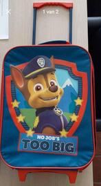 Kinderkoffer/trolley Paw Patrol Chase, Enlèvement, Comme neuf, Roulettes