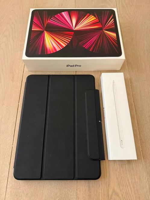 Apple ipad pro 2021 M1, Computers en Software, Apple iPads, Zo goed als nieuw, Apple iPad, Wi-Fi, 11 inch, 256 GB, Grijs, Ophalen