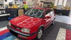 Vw Golf 3 VR6 2.8 / Leder - Opendak - 1992 /, Auto's, Voorwielaandrijving, Zwart, 128 kW, Leder