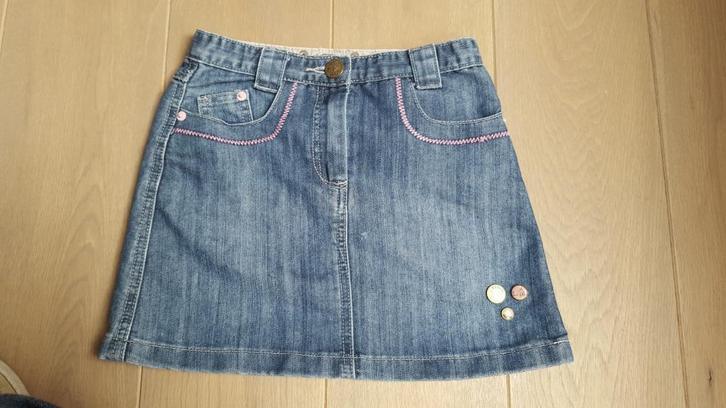 Blauwe jeansrok / rok in maat 128 ALS NIEUW, Kinderen en Baby's, Kinderkleding | Maat 128, Zo goed als nieuw, Meisje, Jurk of Rok