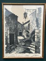 Het paleis van de Prinsen van Zweden in Eze, een middeleeuws, Ophalen of Verzenden