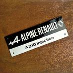 Emaille Schild ALPINE RENAULT Reclamebord Plaque Dealer Gift, Reclamebord, Gebruikt, Verzenden