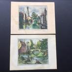 2 originele tekeningen Albert Goethals gesigneerd, Antiek en Kunst, Ophalen of Verzenden
