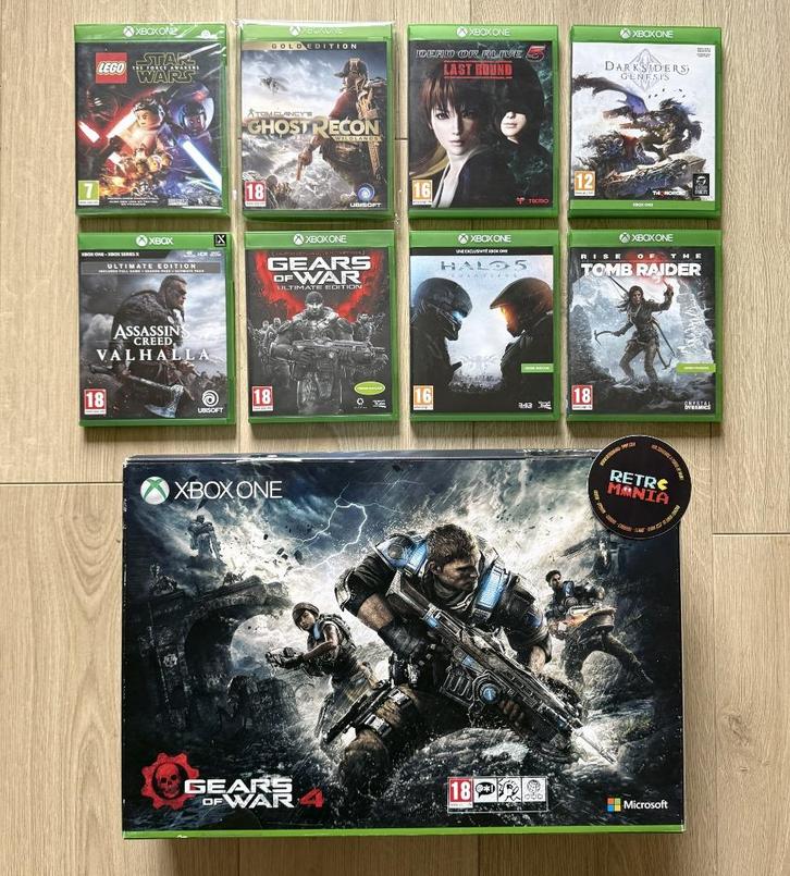 Console Xbox One Gears Of War 4 + Jeux, Consoles de jeu & Jeux vidéo, Jeux | Xbox One, Comme neuf, Enlèvement ou Envoi