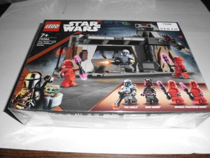LEGO Paz Vizsla en Moff Gideon duel (75386), Kinderen en Baby's, Speelgoed | Duplo en Lego, Nieuw, Lego, Complete set, Ophalen of Verzenden