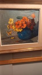 tableau signé HMichaux Bouquet floral