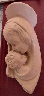 Vierge en plâtre 16cm, Antiquités & Art