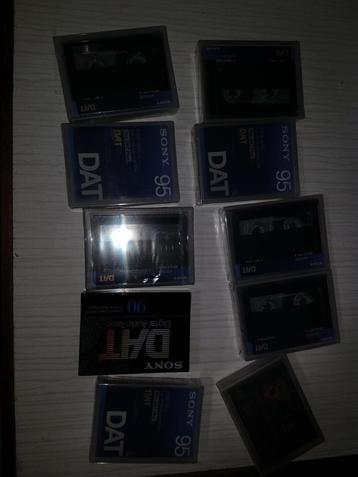 10 x DAT tape sony 95 x 9 en 90 x 1 (nieuw) . bieden van 35e beschikbaar voor biedingen