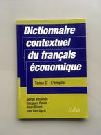 Dictionnaire contextuel du français économique: l'emploi, Verlinde, Folon, Binon, Enseignement supérieur professionnel, Enlèvement ou Envoi