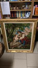 Vintage kader met handwerk, Antiek en Kunst, Ophalen