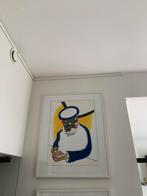 Litho Roger Raveel, Antiek en Kunst, Ophalen