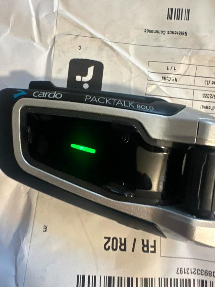 Module Intercom bluetooth Cardo packtalk bold, Motoren, Accessoires | Navigatiesystemen, Zo goed als nieuw, Verzenden