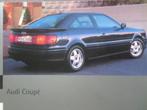 Audi Coupe 1994 Brochure, Boeken, Auto's | Folders en Tijdschriften, Ophalen of Verzenden, Audi