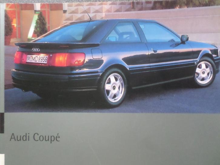 Audi Coupe 1994 Brochure, Boeken, Auto's | Folders en Tijdschriften, Audi, Ophalen of Verzenden